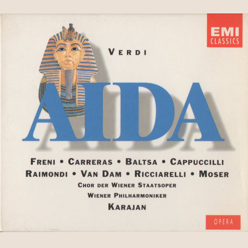 Aida - Si, corre voce che i'Etiope ardisca (阿依达)歌词-Herbert von Karajan / Wiener Philharmoniker / José Carreras